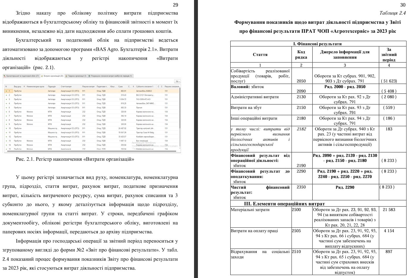 В примере отчёта преддипломной практики отражена работа бухгалтерии 3-картинка